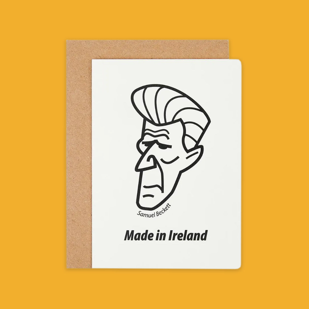 At It Again! Greeting Card Samuel Beckett