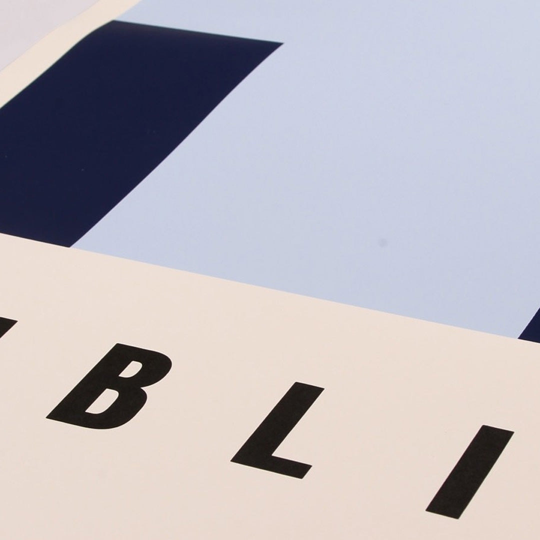 The photo shows a zoomed in view of the Dublin county colours poster