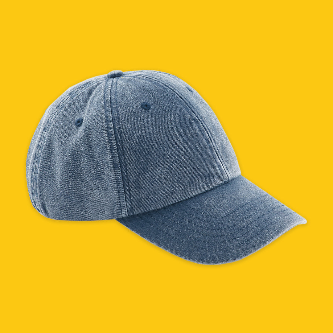 Organic Cotton Cap in Heritage Denim