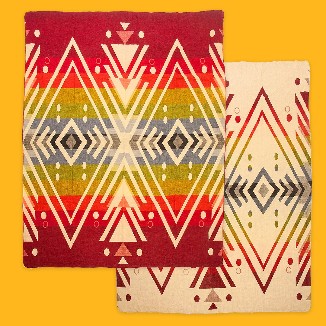 Alpaca Wool Throw - Imbabura Red