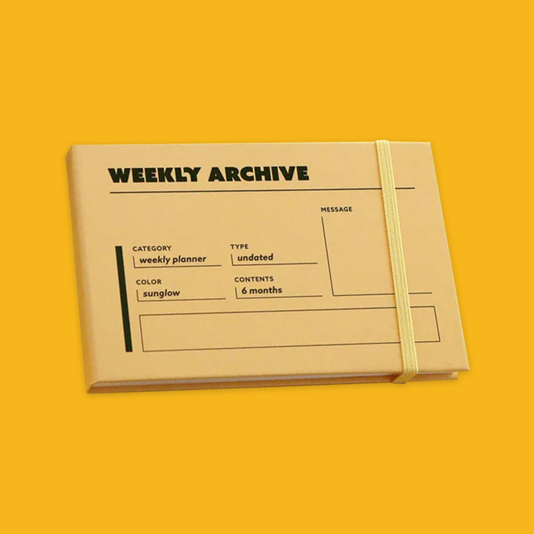 Iconic Weekly Planner in Sunglow
