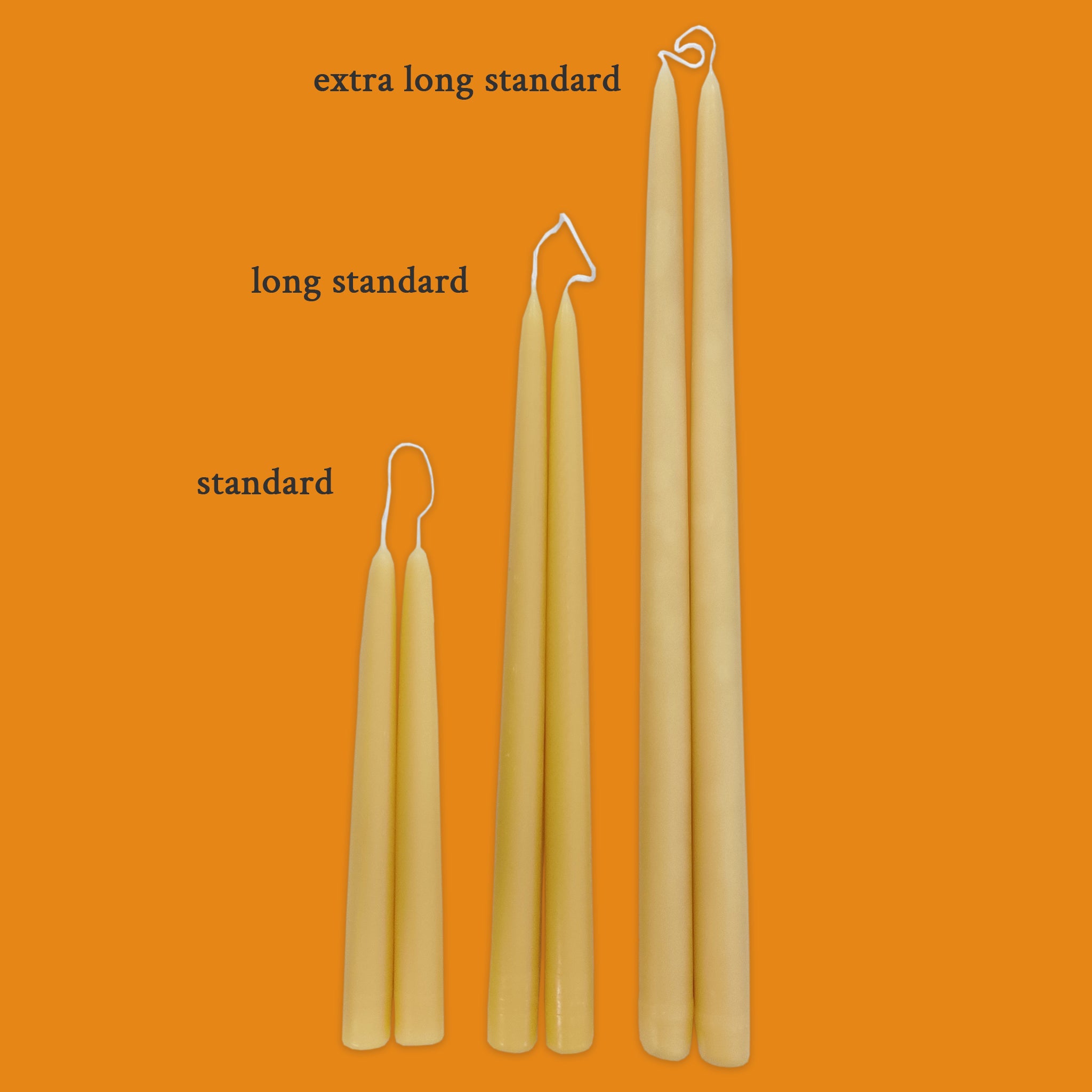 Dipped Beeswax Candles
