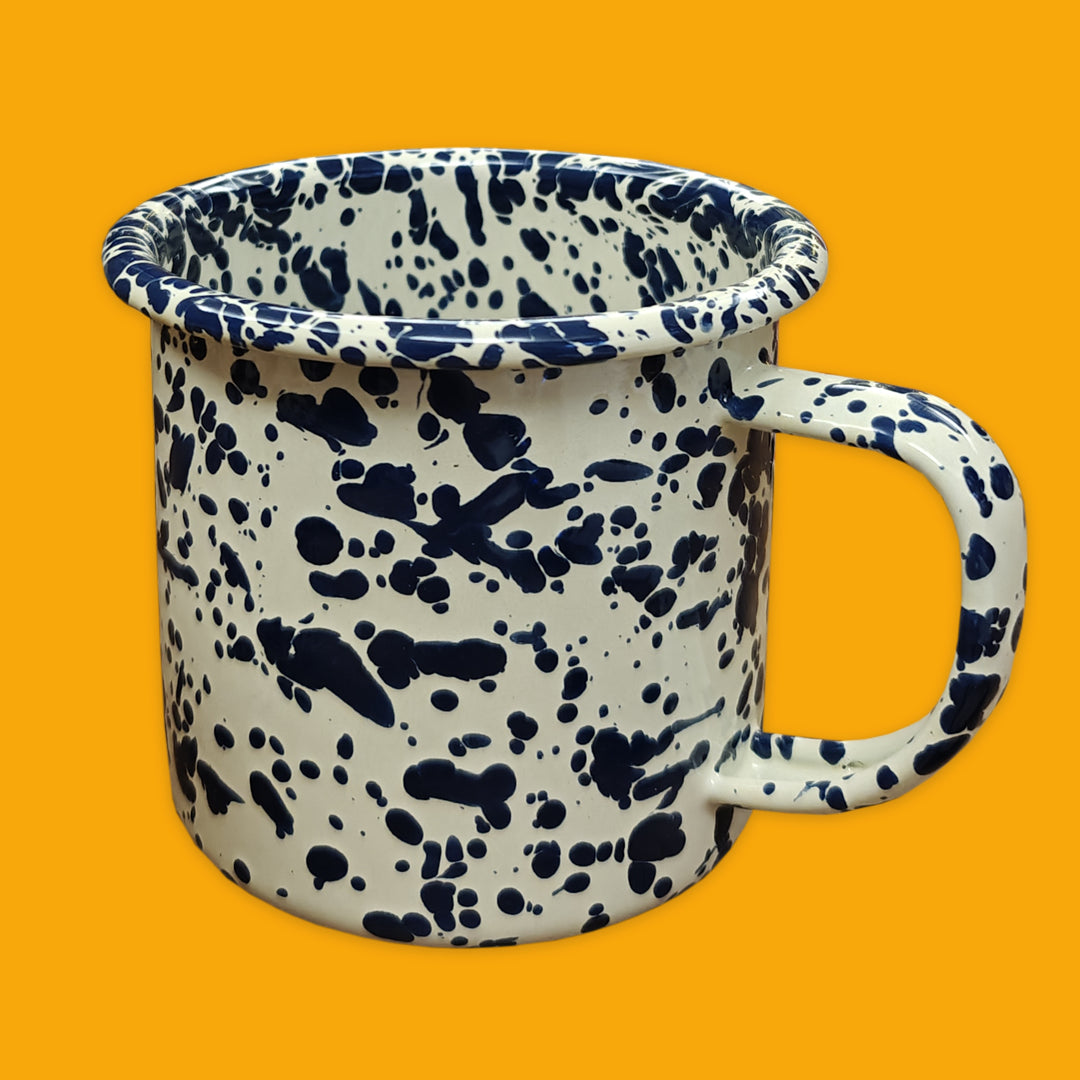 Enamel Splatter Mugs