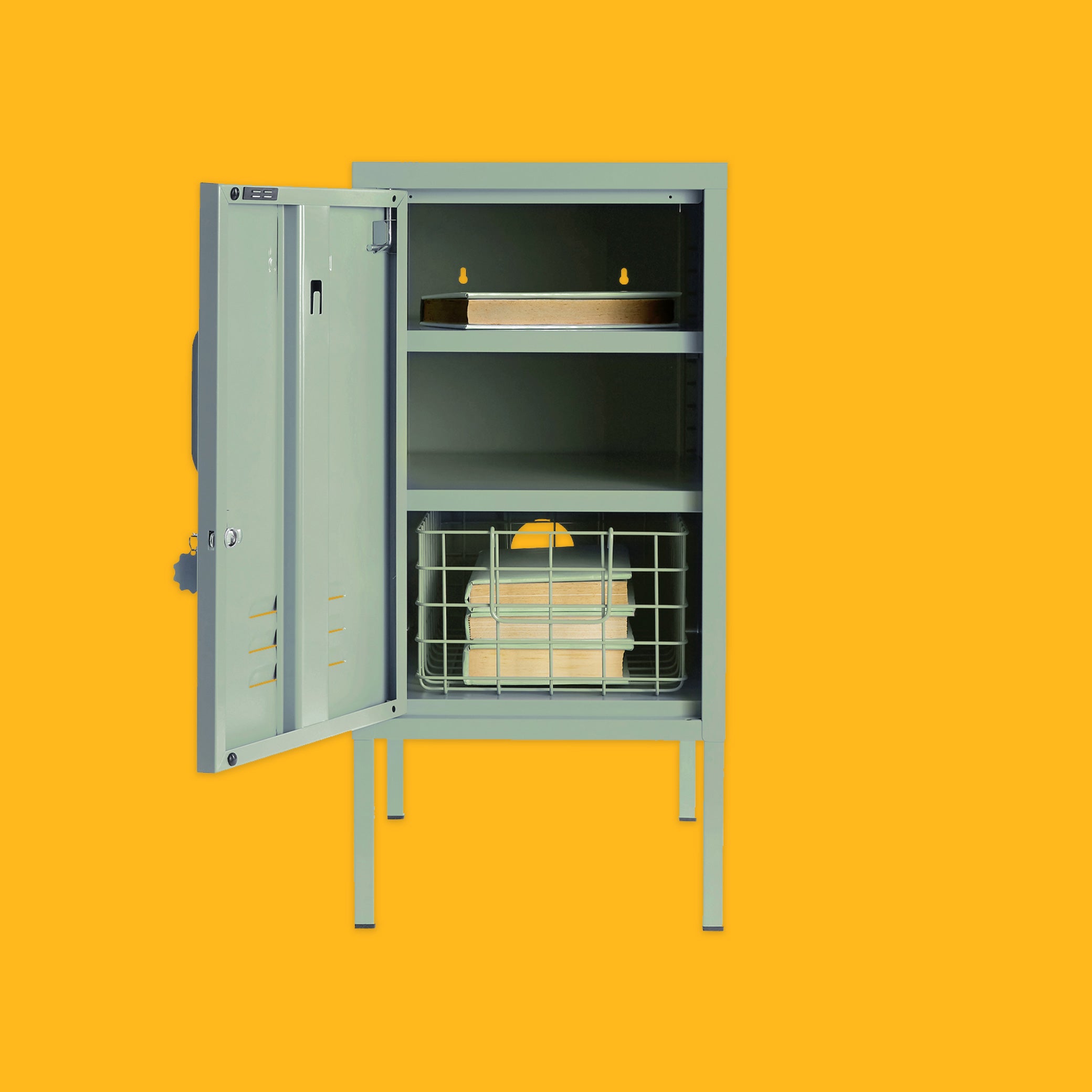 Mustard Made The Shorty Locker in Sage Left open