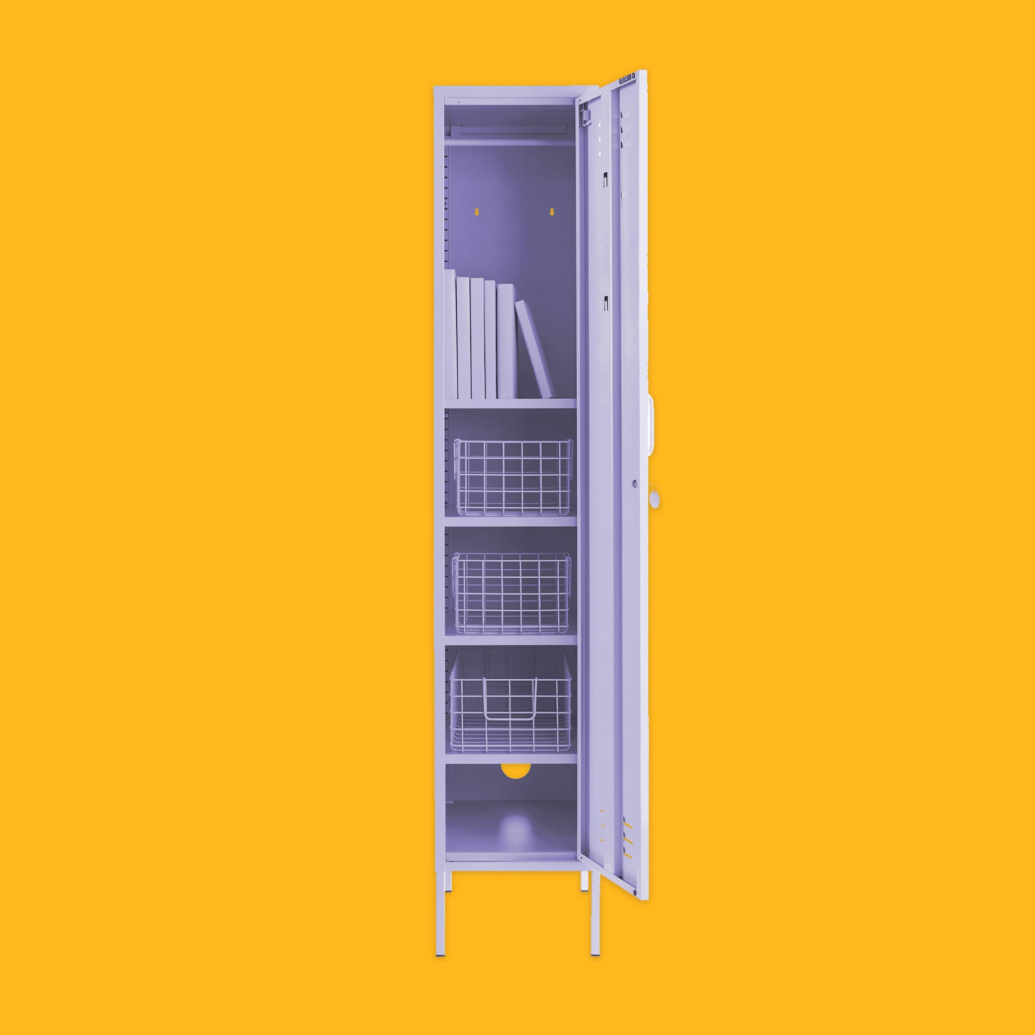Mustard Made The Skinny in Lilac open