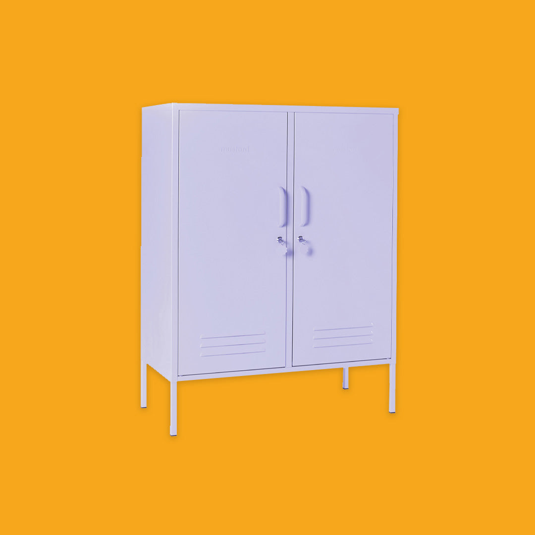 Mustard Made The Midi in Lilac angled