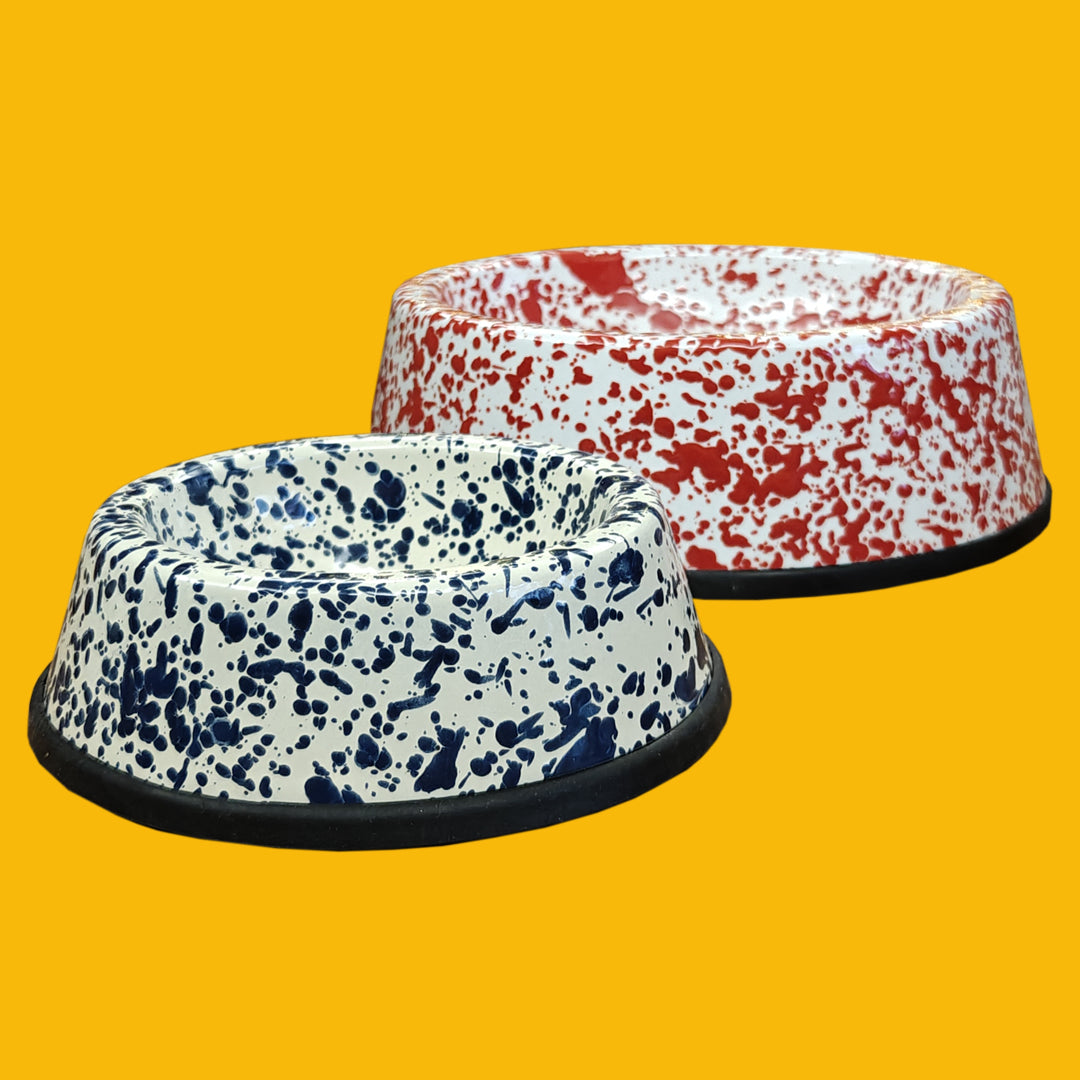 Enamelware Pet Bowls