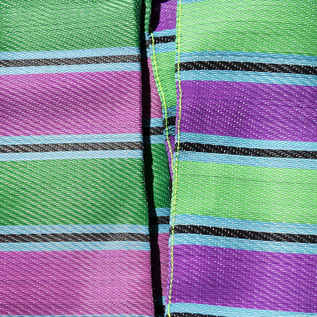 Recycled Plastic Stripe Bag | Rectangle D26