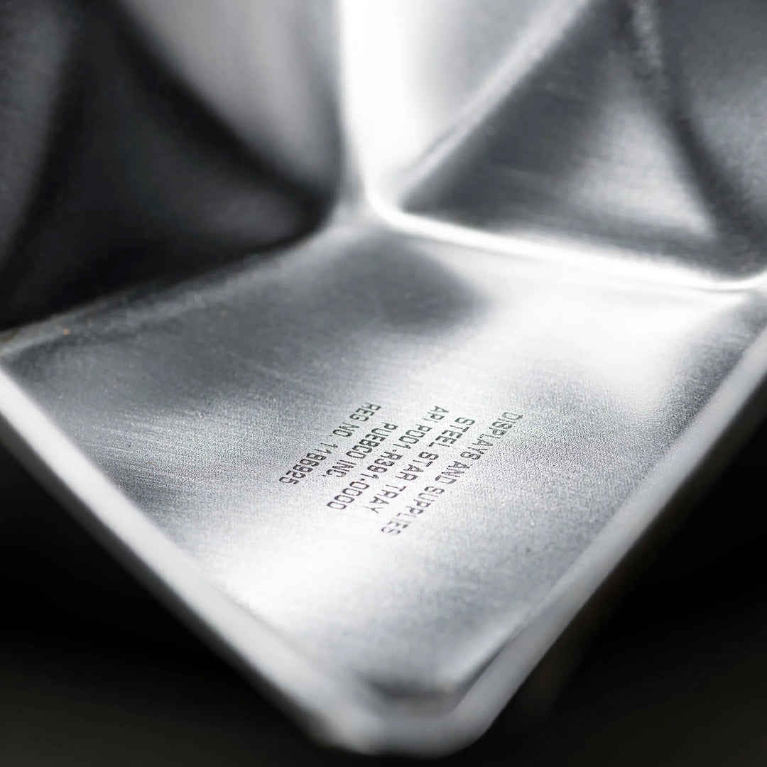 Star Tray pressed steel inprint