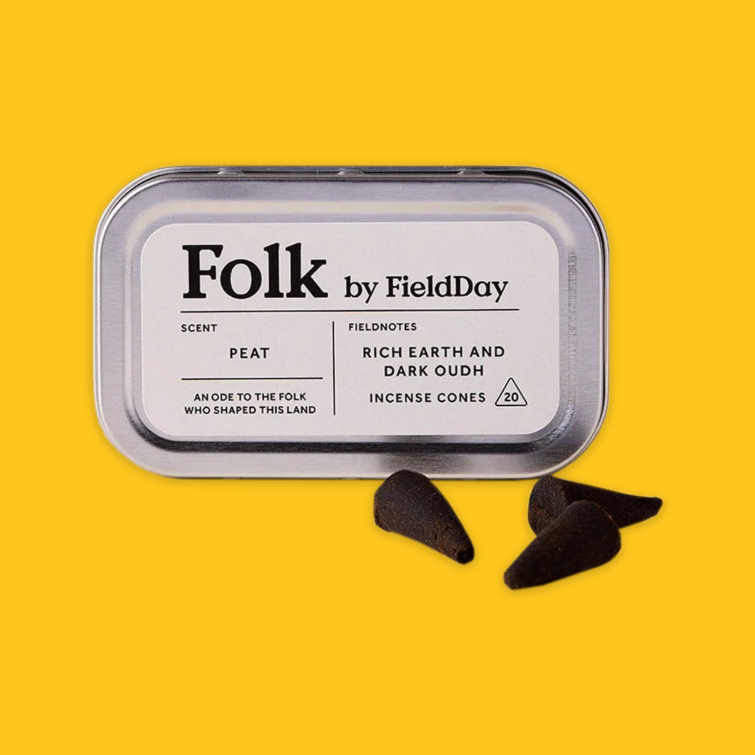 Folk by FieldDay Incense Cones Peat