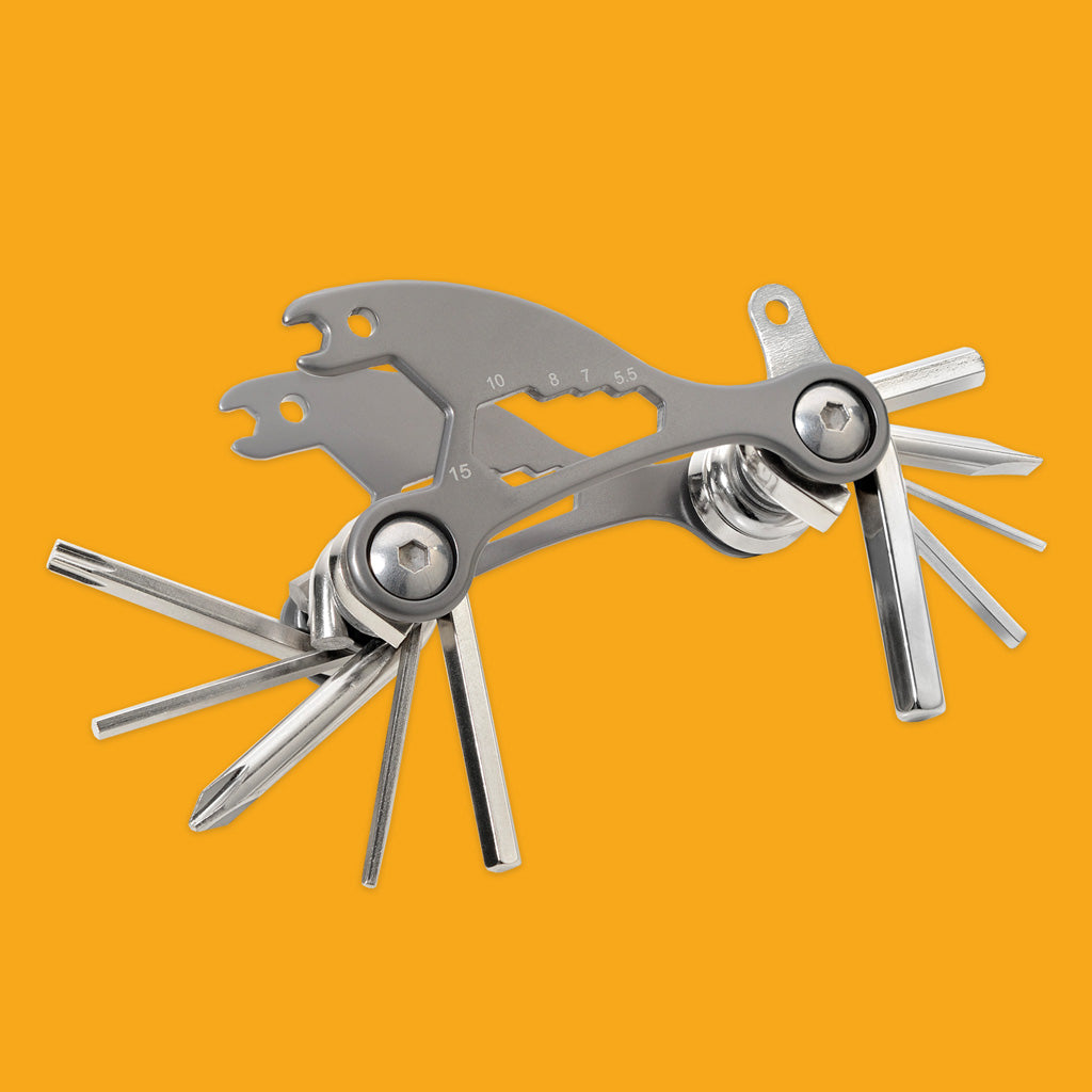 Troika Bike Multi-Tool in Titanium