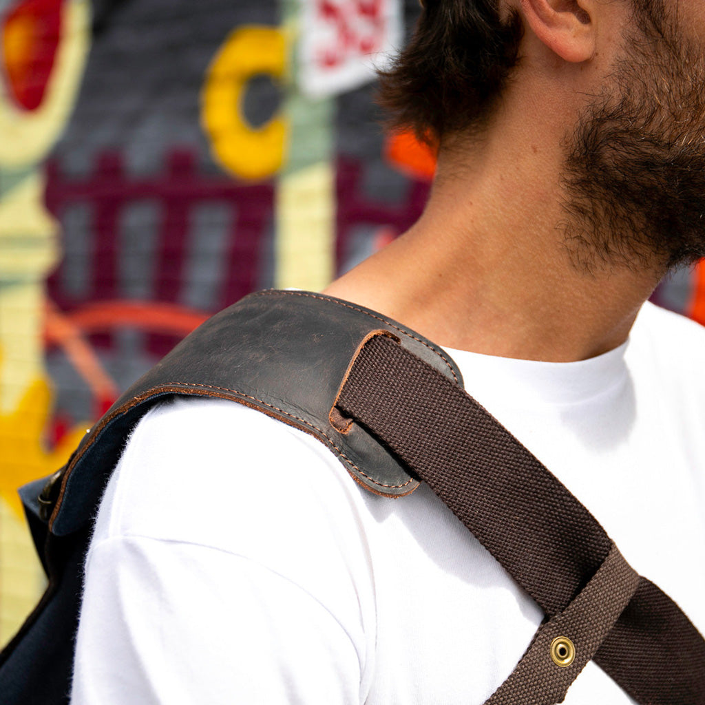 Alaskan Maker Messenger Bag in Charcoal Strap