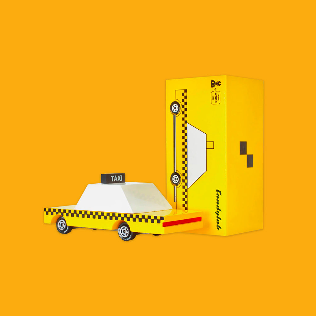 Candylab Toys Taxi with packaging