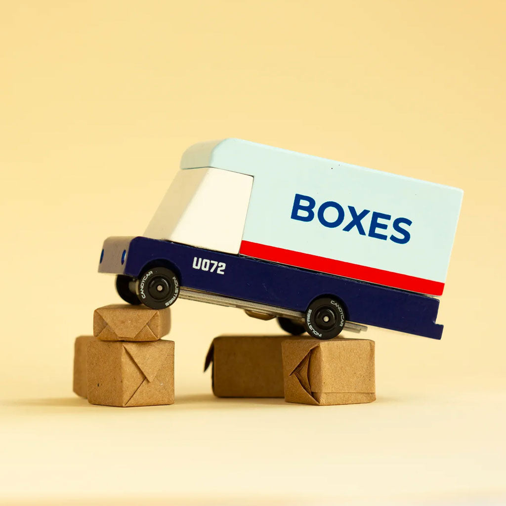 Candylab City Capsule Mail Van U072 on postal boxes