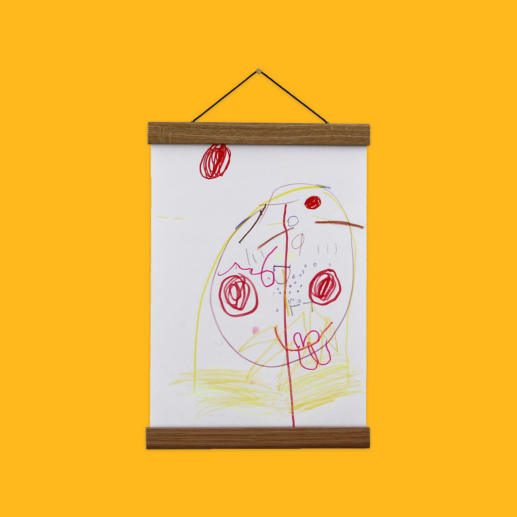 Oak Poster Hanger