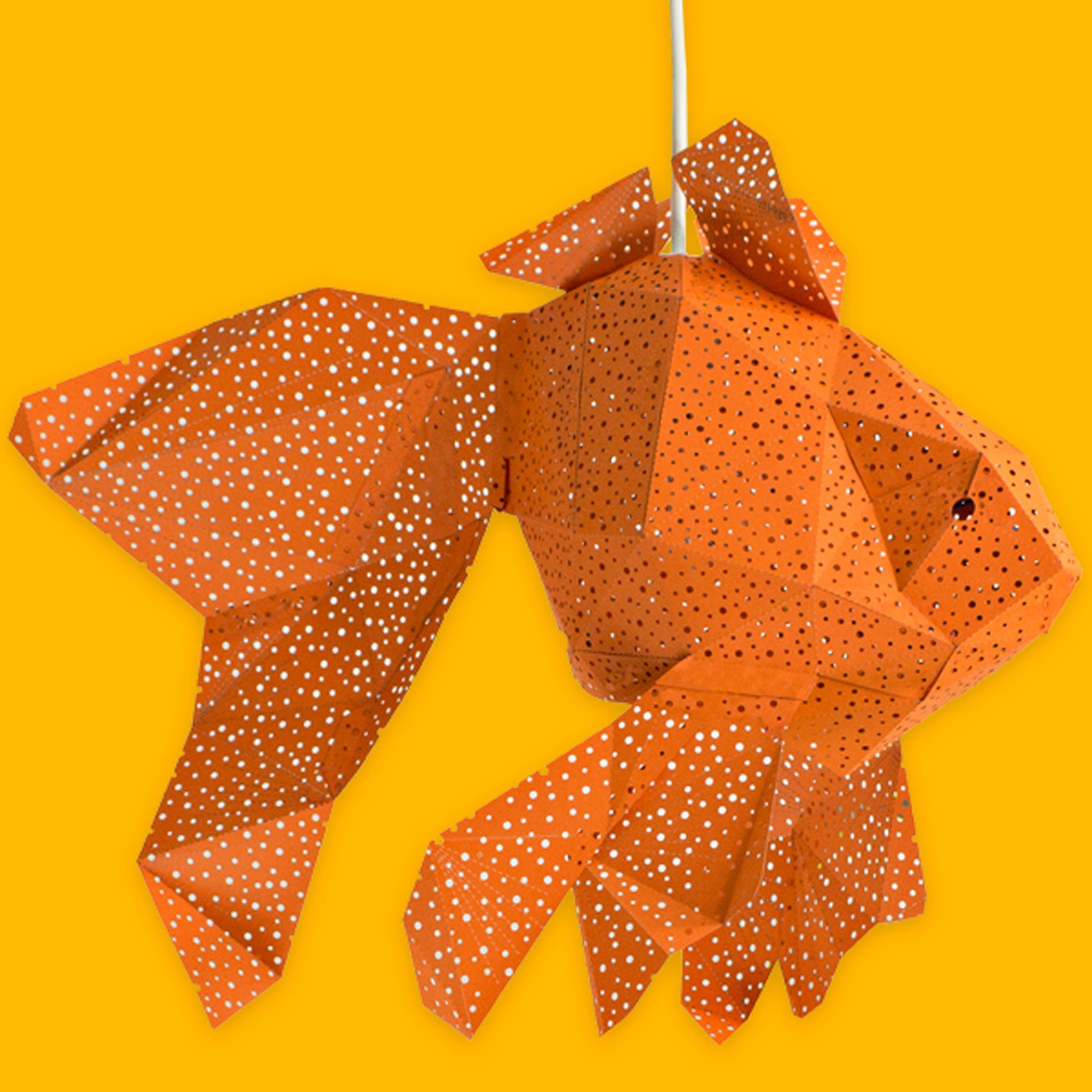Goldfish Lampshade from Vasili lights in Orange