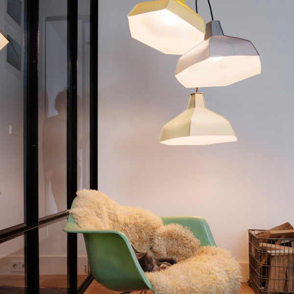 Folded Paper Lampshades