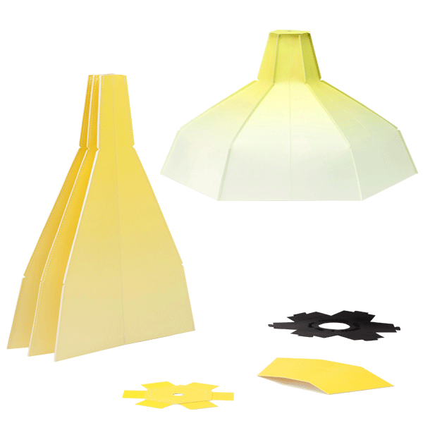 Folded Paper Lampshades