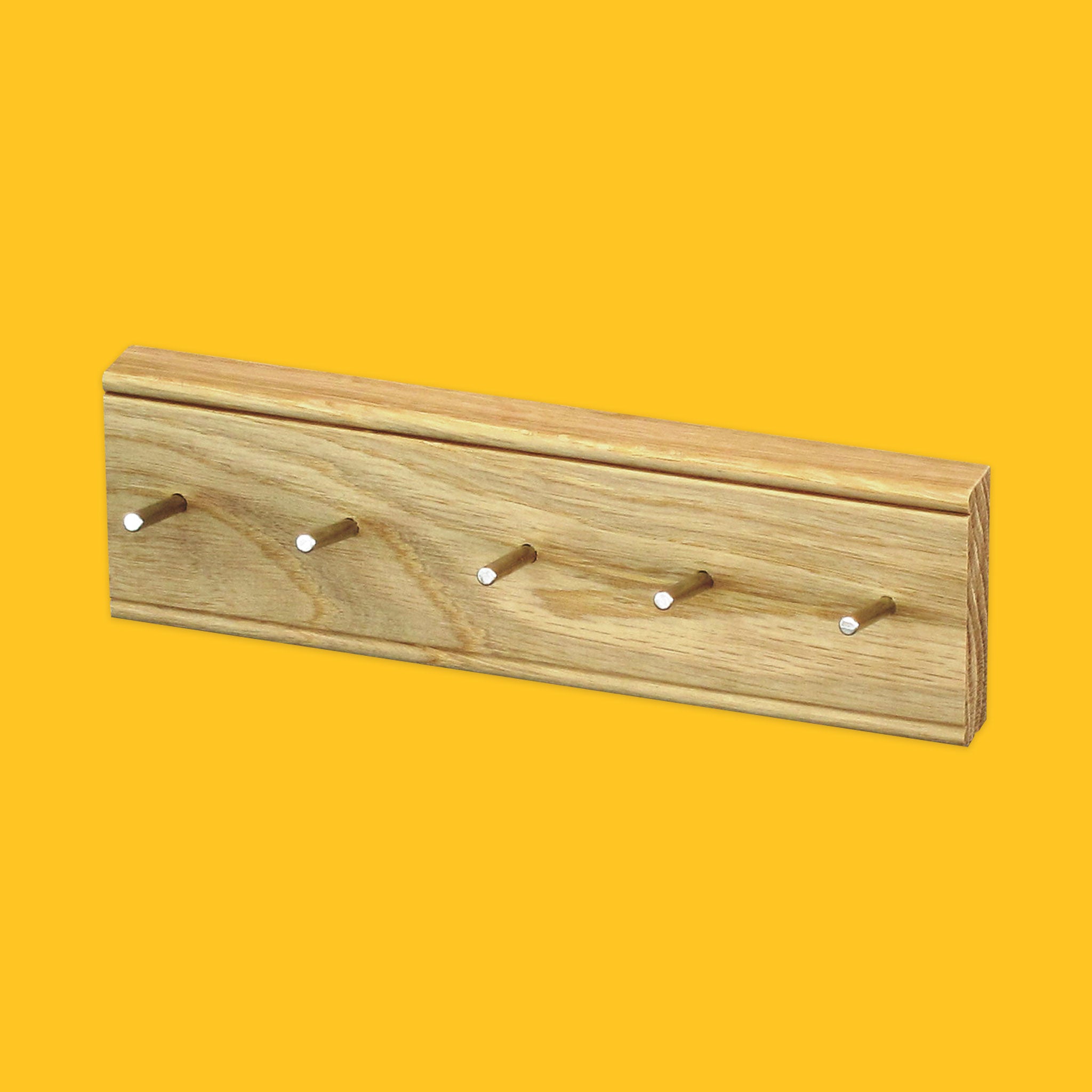 Oak Key Rack 5 Pegs