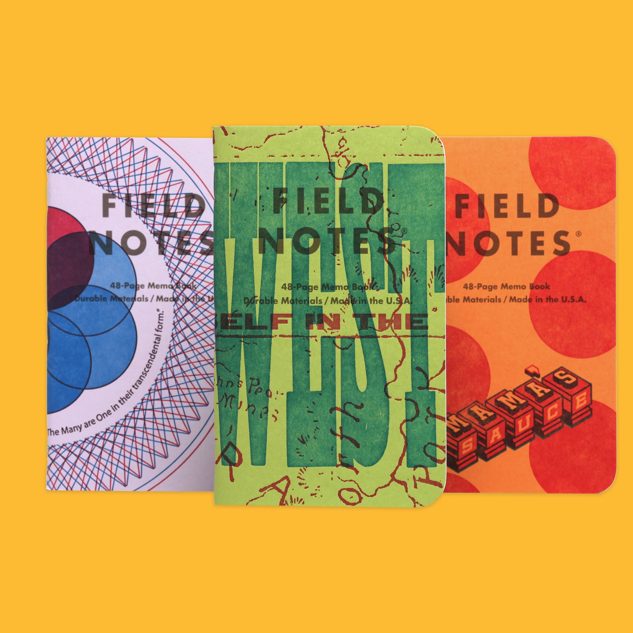 United States of Letterpress A: Full-Circle, Genghis Kern, Mama's Sauce