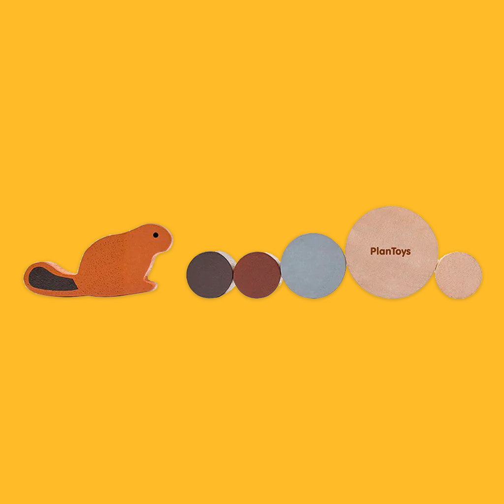 Plan Toys Timber Tumble pieces