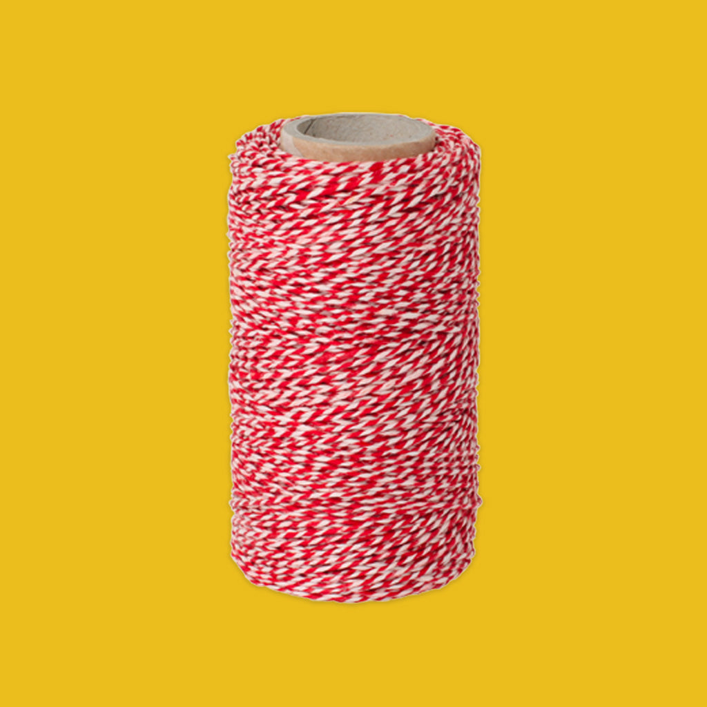 Kitchen Twine | Red & White