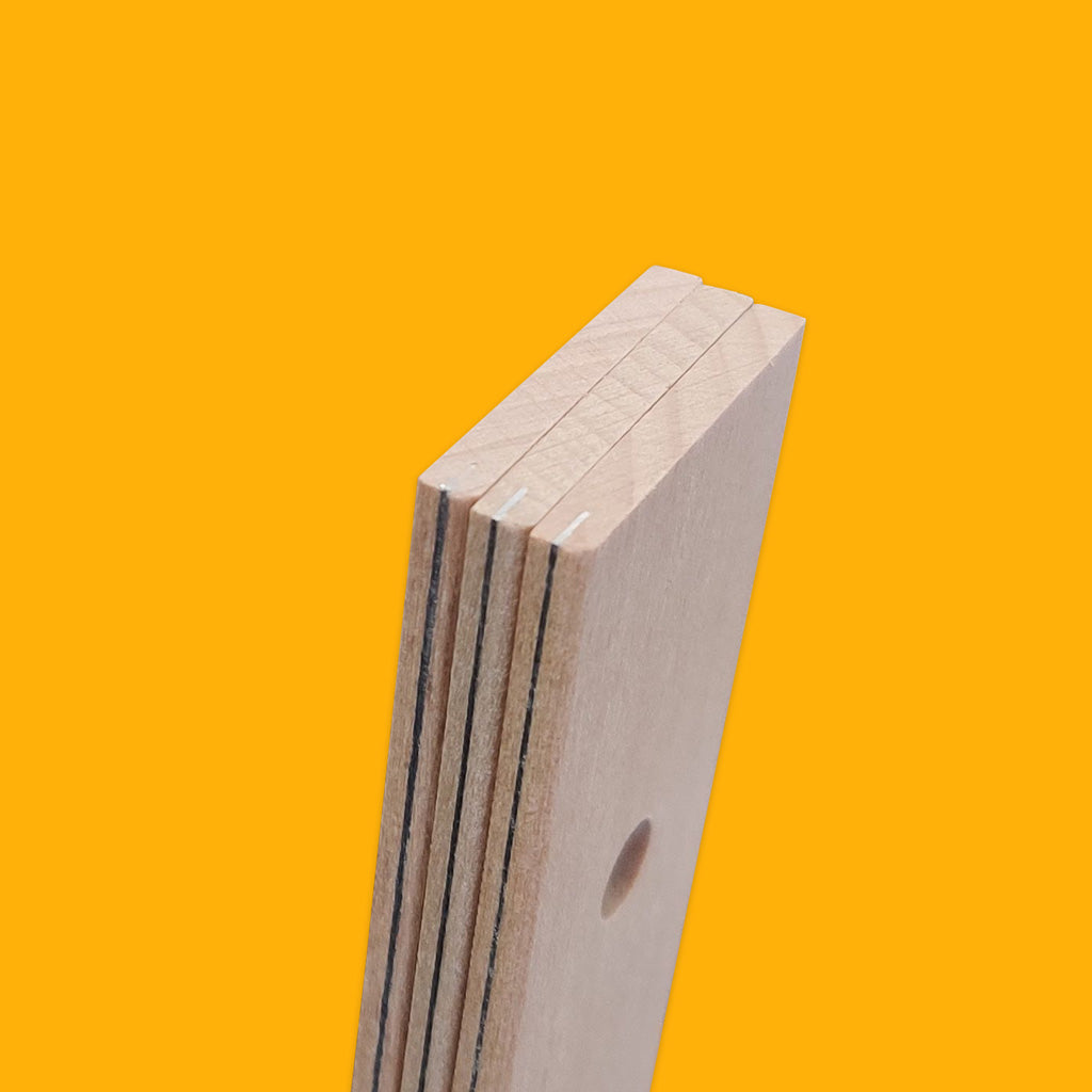 Standardgraph Wooden Ruler 30cm and 50cm Steel Inlet