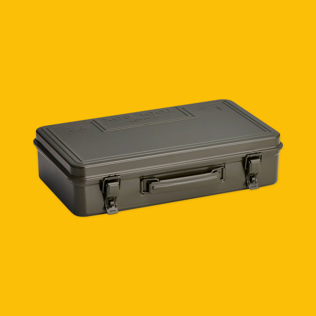 Toyo Steel Trunk Tool Box T-360 in Khaki