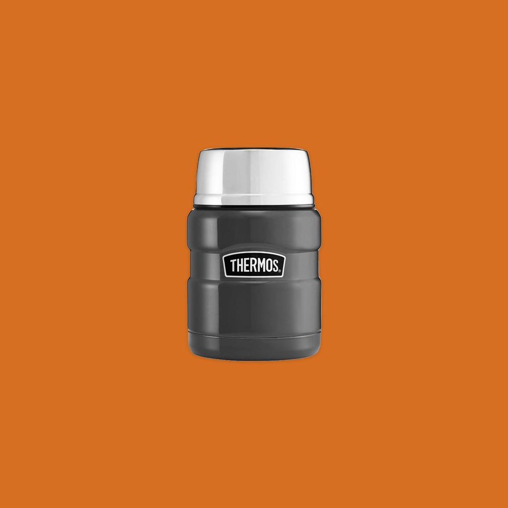 Thermos 470ml Food Flask in Gun Metal