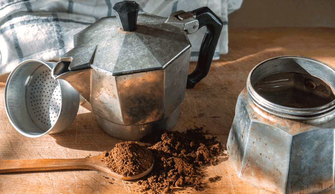 Moka Express: The Original Italian coffeemaker.