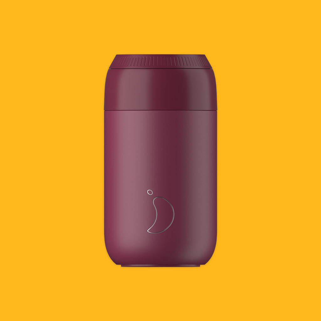 Chilly's Series 2 340ml Coffe Cup in Plum Purple