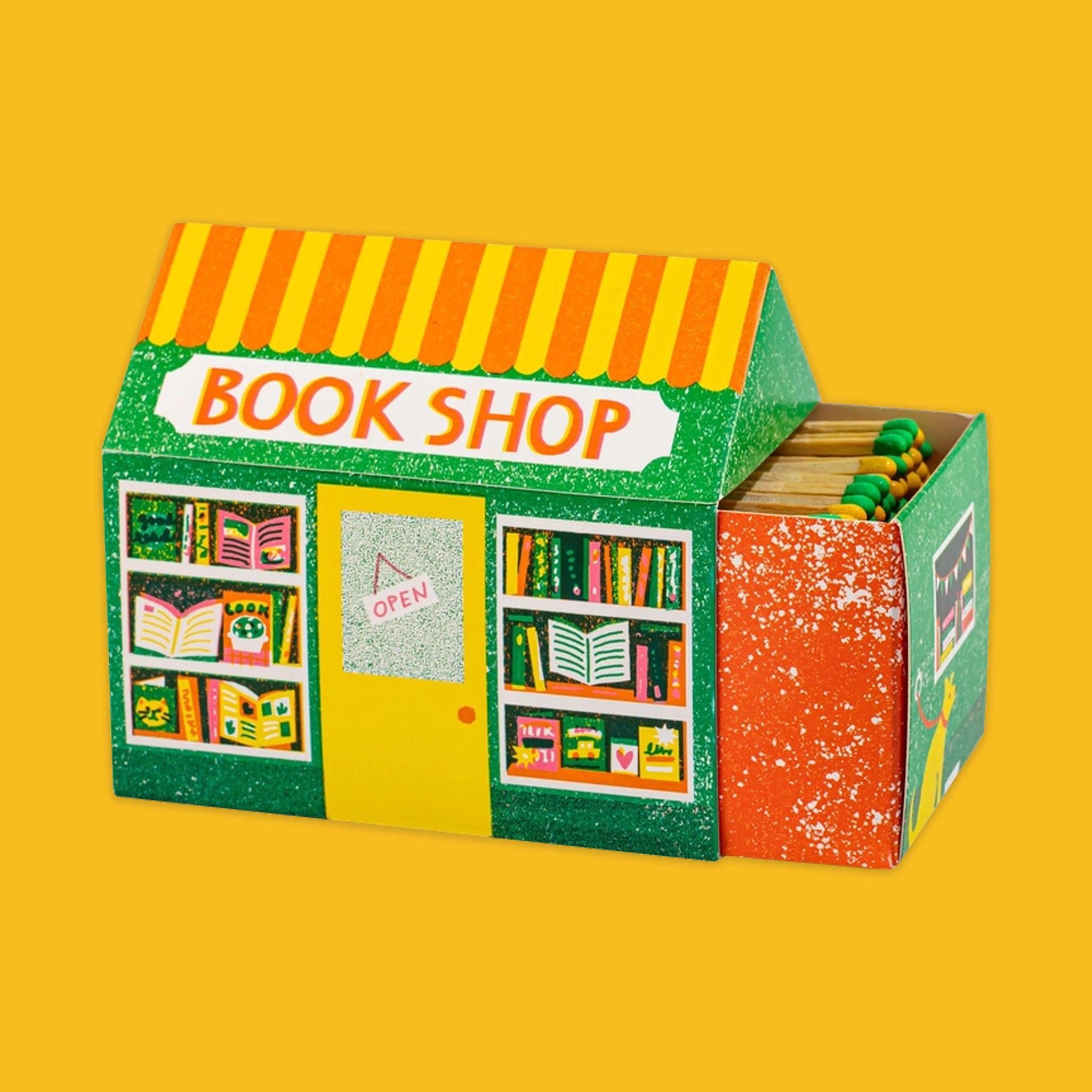 Vintage Letterpress House Matches