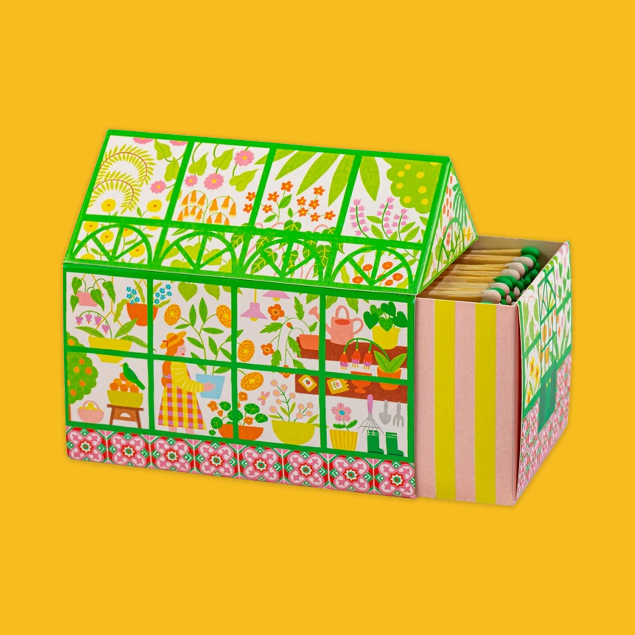 Vintage Letterpress House Matches