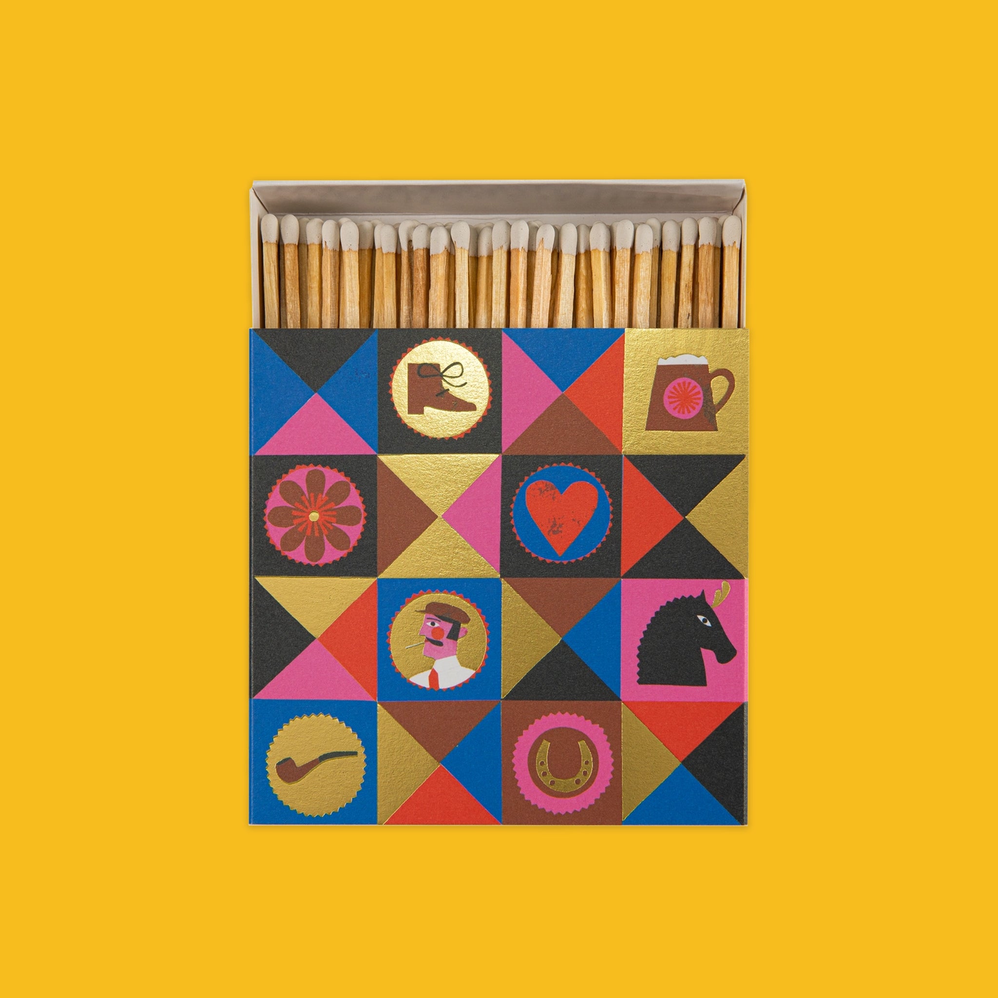 Vintage Letterpress Luxury Matches