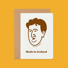 At It Again! Greeting Card Brendan Behan