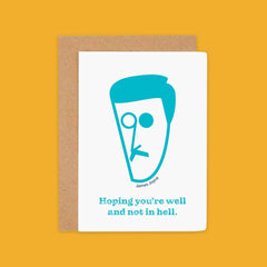 At It Again! Greeting Card James Joyce