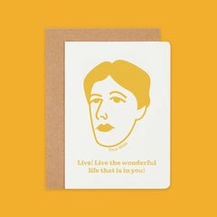 At It Again! Greeting Card Oscar Wilde