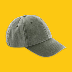 Organic Cotton Cap in Olive Green