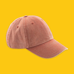 Organic Cotton Cap in Dusty Orange