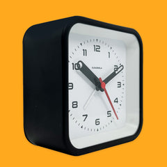 Railway Alarm Clock in Black