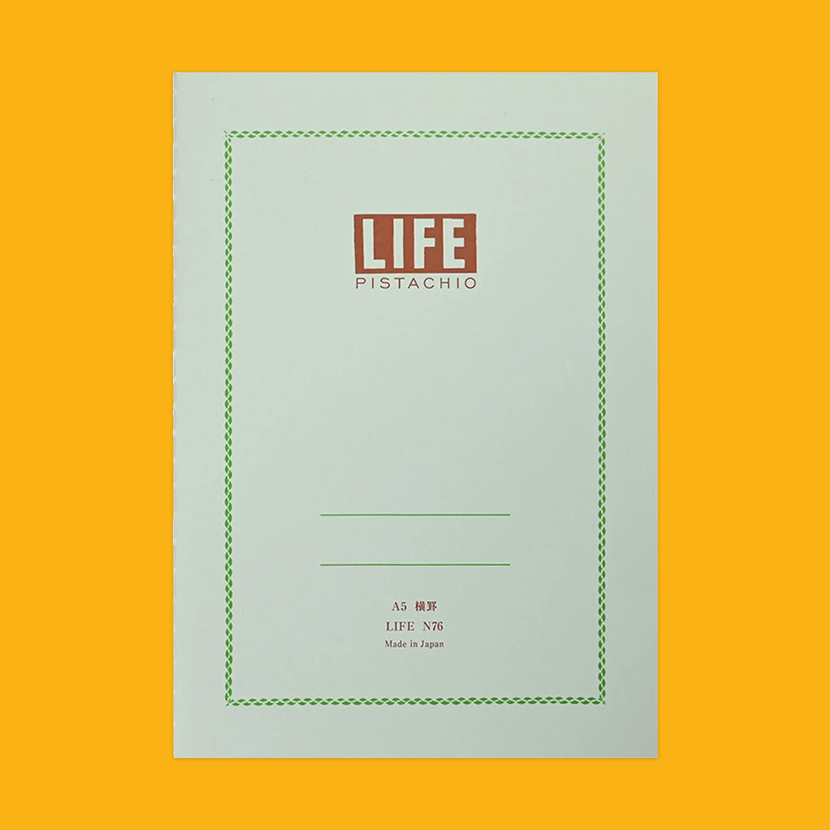 LIFE Pistachio Notebooks