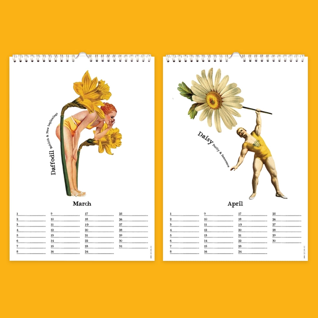 Collage Birthday Calendar