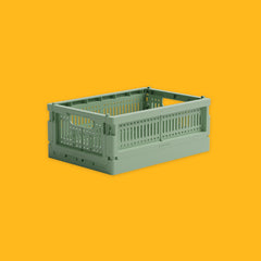 Made Crate Mini in Green Bean Green