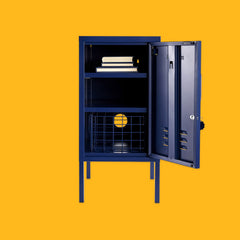 Mustard Made The Shorty Locker in Navy open