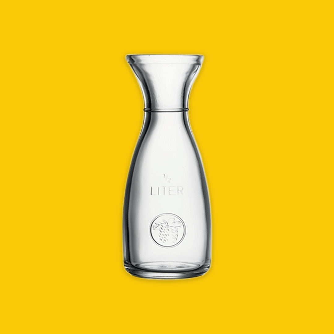 500ml carafe on a yellow background