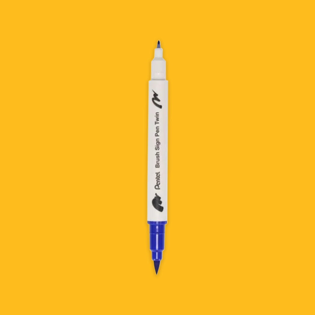 Pentel Brush Sign Pen Twin
