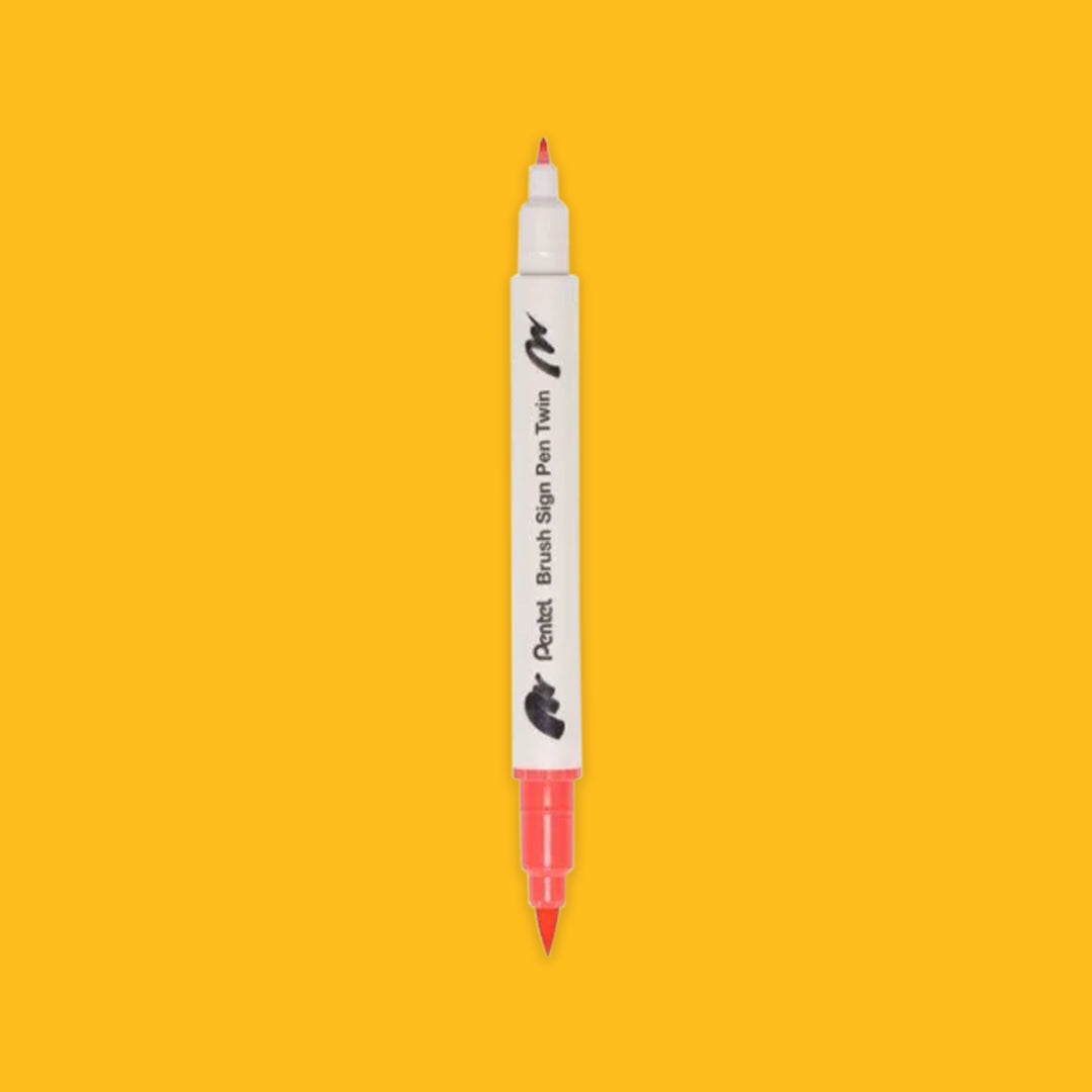 Pentel Brush Sign Pen Twin
