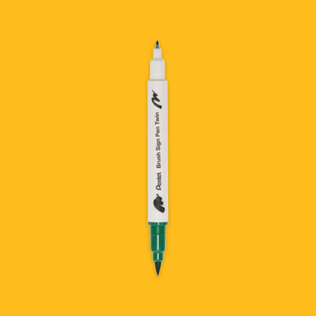 Pentel Brush Sign Pen Twin