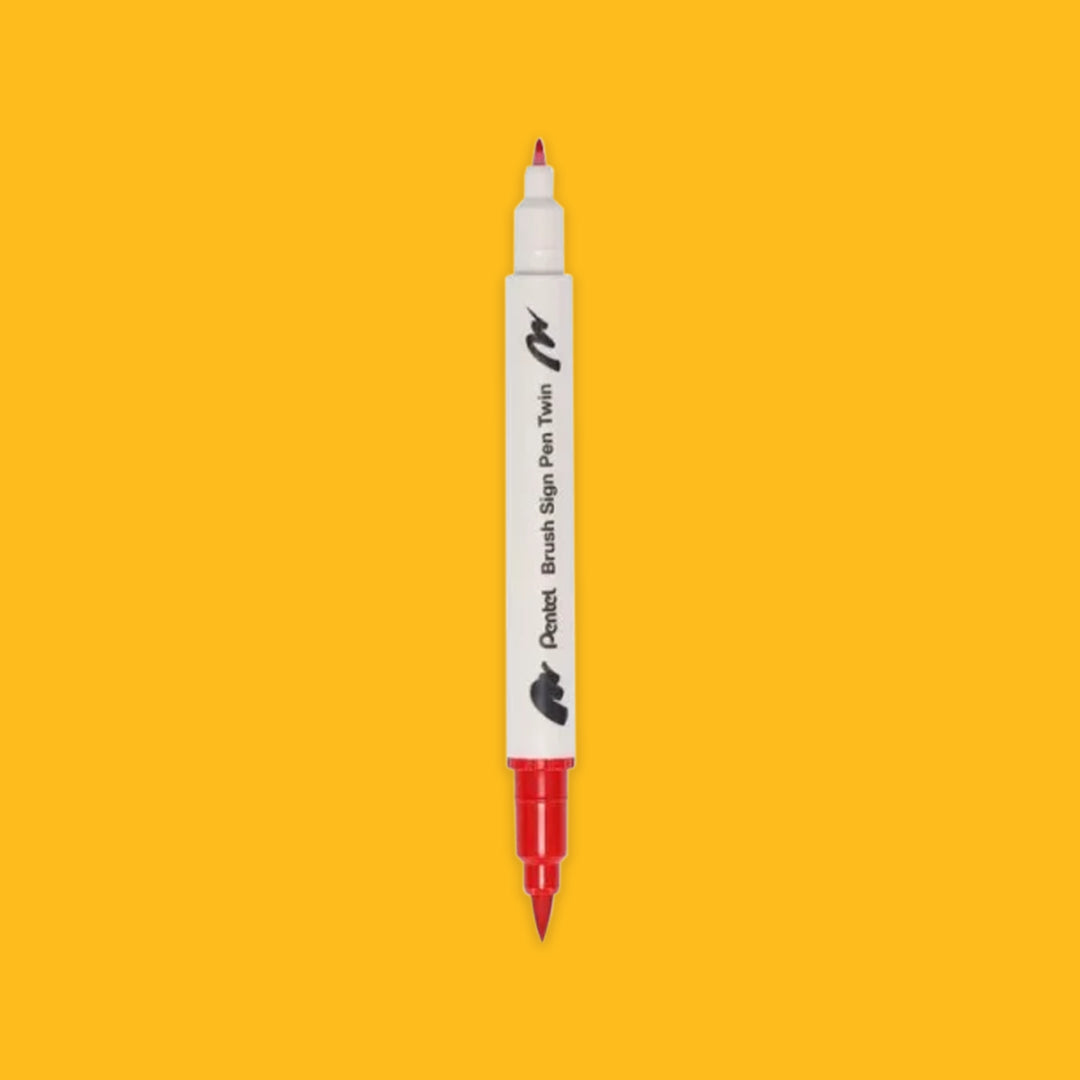 Pentel Brush Sign Pen Twin