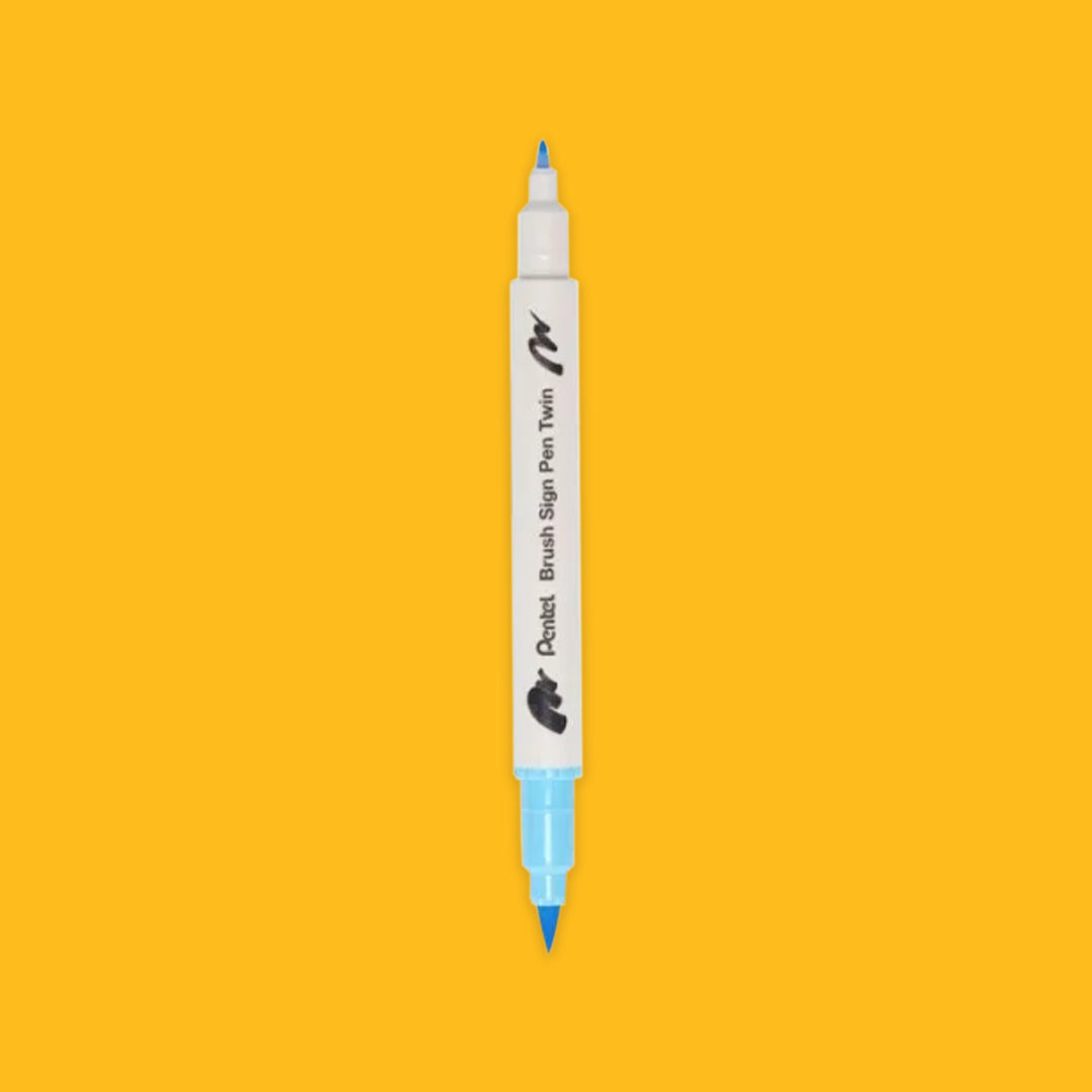 Pentel Brush Sign Pen Twin